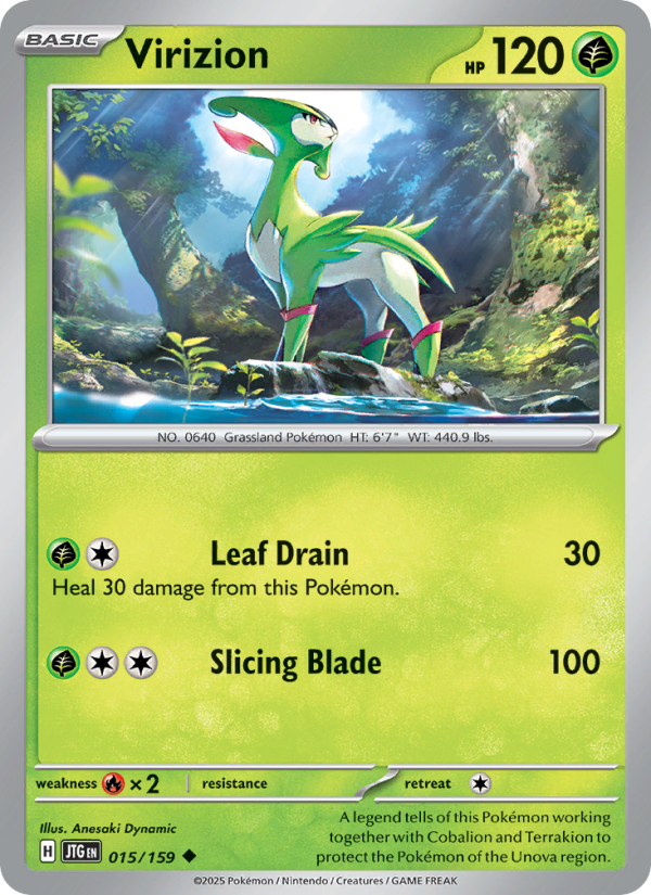 Virizion - Pokémon TCG Card
