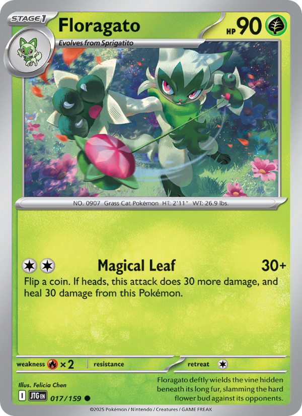 Floragato - Pokémon TCG Card