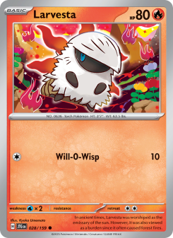 Larvesta - pokemon TCG Card