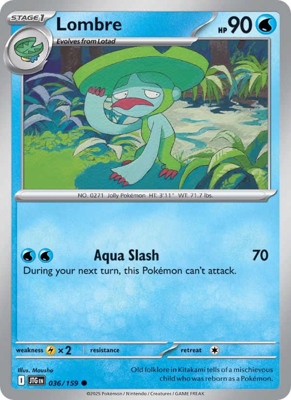 Lombre - Pokémon TCG Card