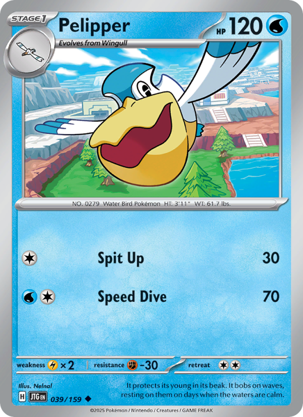 Pelipper - Pokémon TCG Card