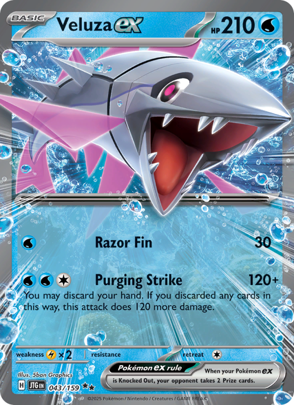 Veluza ex - Pokémon TCG Card