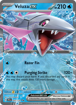 Veluza ex - pokemon TCG Card