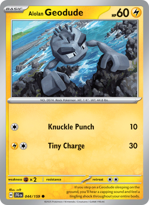 Alolan Geodude - Pokémon TCG Card