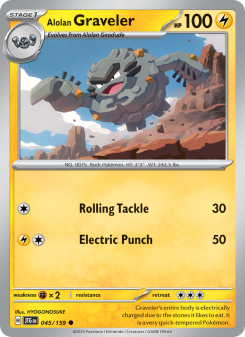 Alolan Graveler - pokemon TCG Card