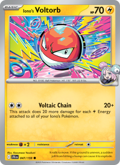 Iono's Voltorb - pokemon TCG Card