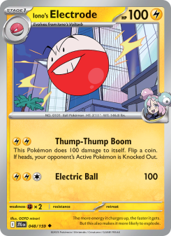 Iono's Electrode - pokemon TCG Card