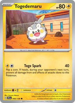 Togedemaru - pokemon TCG Card