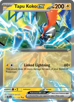 Tapu Koko ex - pokemon TCG Card