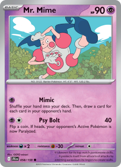 Mr. Mime - pokemon TCG Card