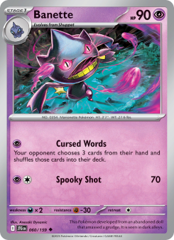 Banette - pokemon TCG Card