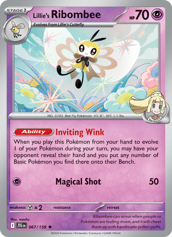 Lillie's Ribombee - Pokémon TCG Card