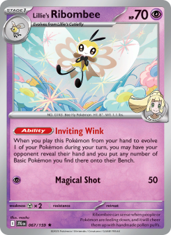 Lillie's Ribombee - pokemon TCG Card