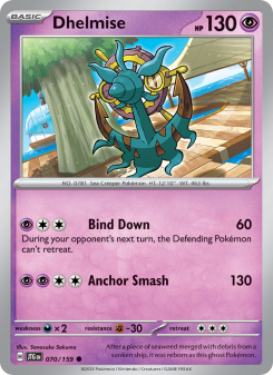 Dhelmise - pokemon TCG Card