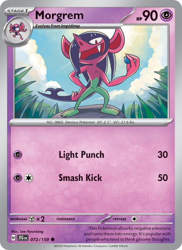 Morgrem - Pokémon TCG Card