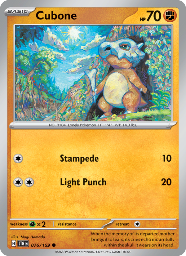 Cubone - Pokémon TCG Card