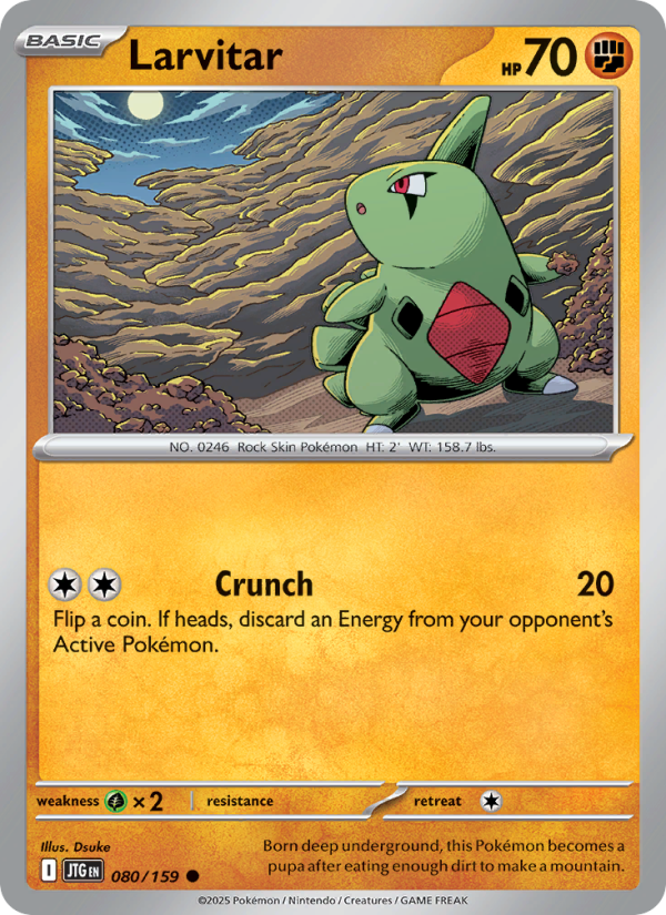 Larvitar - Pokémon TCG Card
