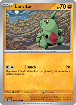 Larvitar - pokemon TCG Card