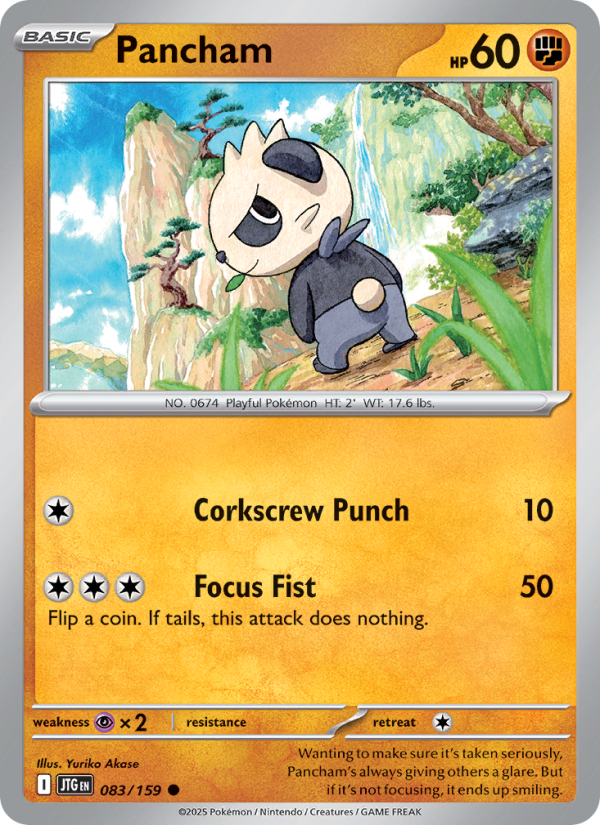 Pancham - Pokémon TCG Card