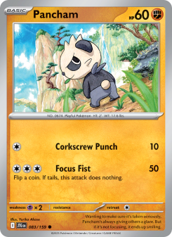 Pancham - pokemon TCG Card