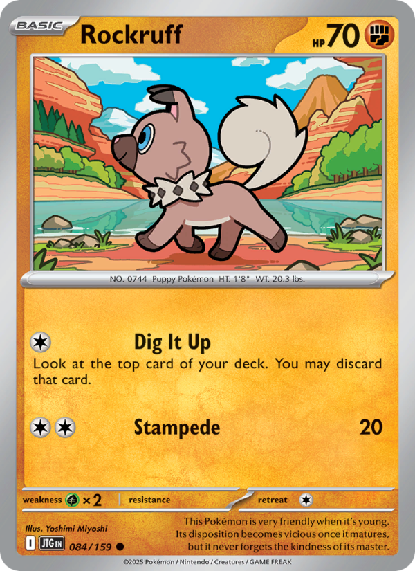 Rockruff - Pokémon TCG Card