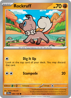 Rockruff - pokemon TCG Card