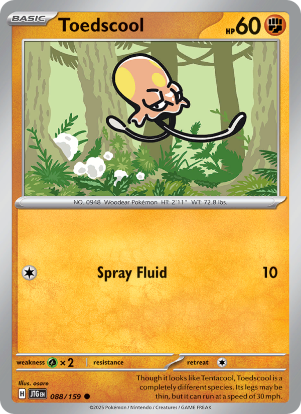 Toedscool - Pokémon TCG Card