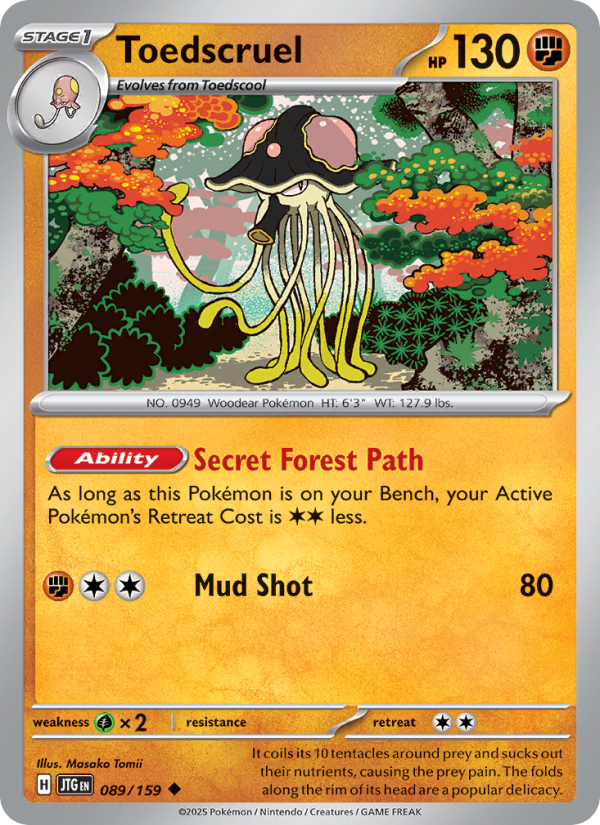 Toedscruel - Pokémon TCG Card