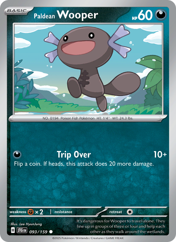 Paldean Wooper - Pokémon TCG Card