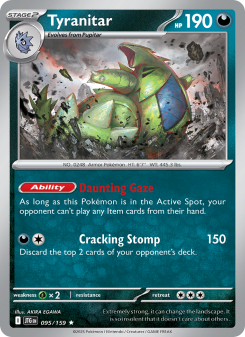 Tyranitar - pokemon TCG Card