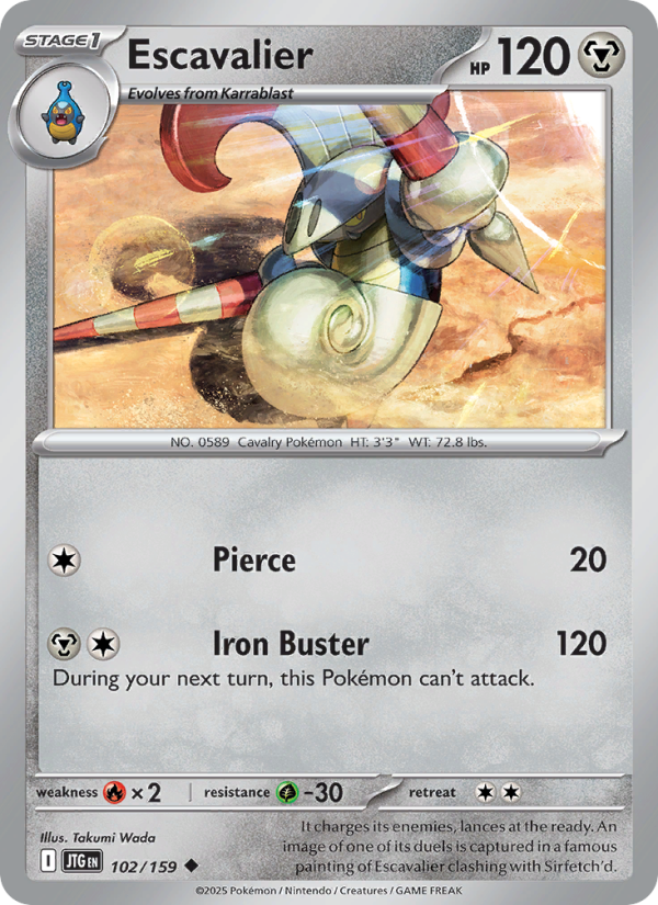 Escavalier - Pokémon TCG Card