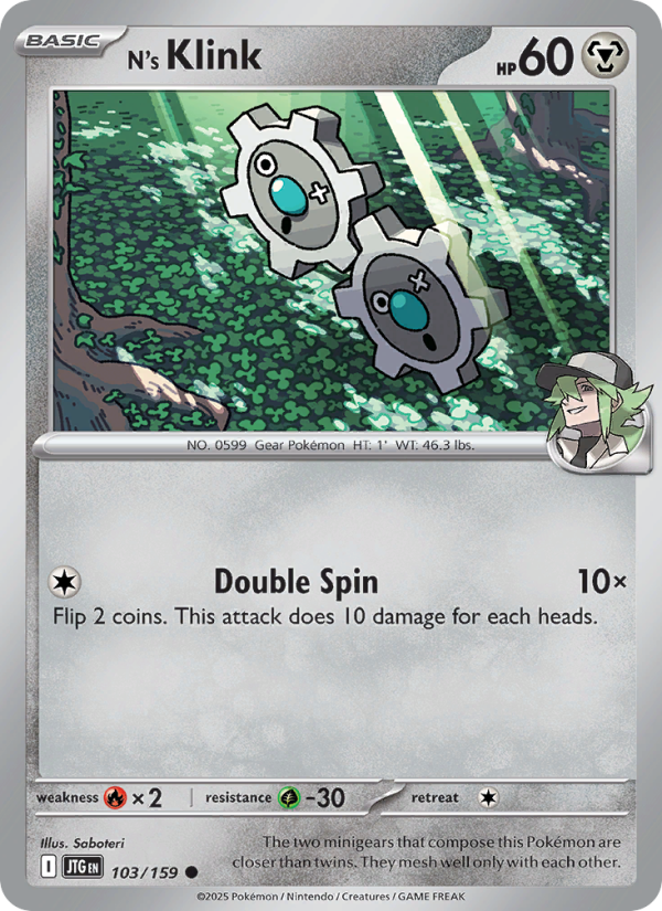 N's Klink - Pokémon TCG Card