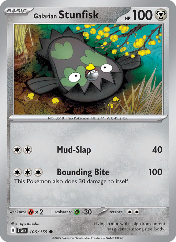 Galarian Stunfisk - Pokémon TCG Card