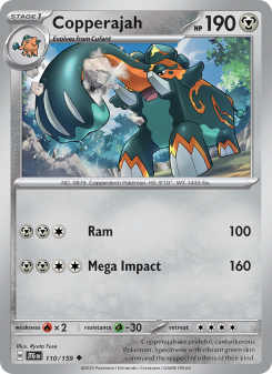Copperajah - pokemon TCG Card