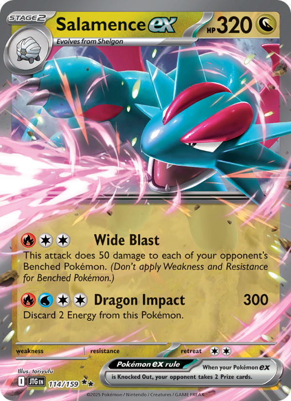 Salamence ex - Pokémon TCG Card