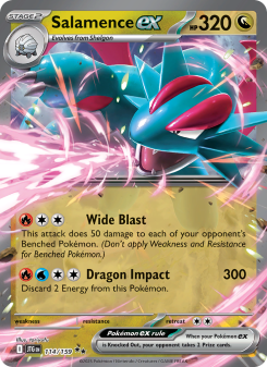 Salamence ex - pokemon TCG Card