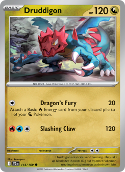 Druddigon - pokemon TCG Card