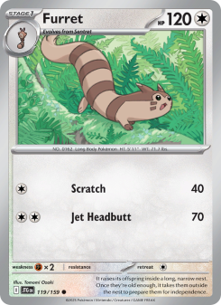 Furret - pokemon TCG Card