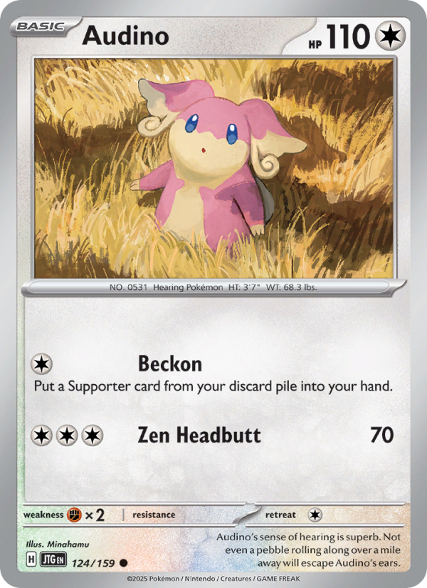 Audino - Pokémon TCG Card
