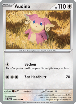 Audino - pokemon TCG Card