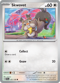 Skwovet - pokemon TCG Card