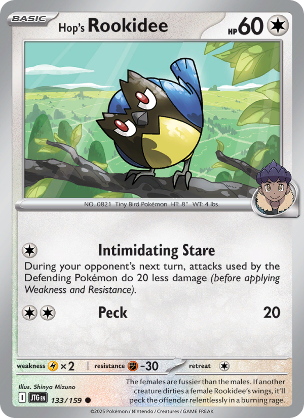 Hop's Rookidee - Pokémon TCG Card
