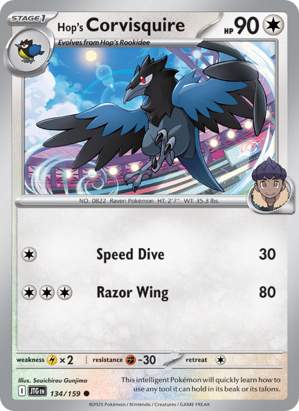 Hop's Corvisquire - Pokémon TCG Card