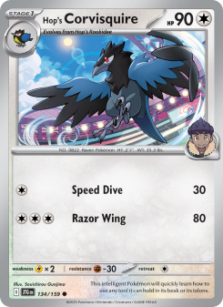 Hop's Corvisquire - pokemon TCG Card