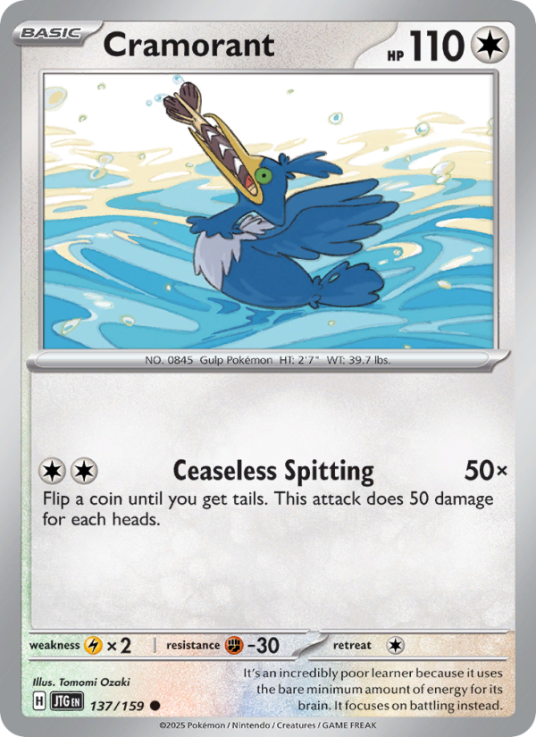Cramorant - Pokémon TCG Card