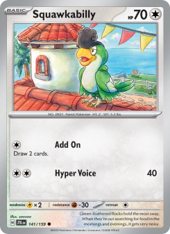 Squawkabilly - pokemon TCG Card