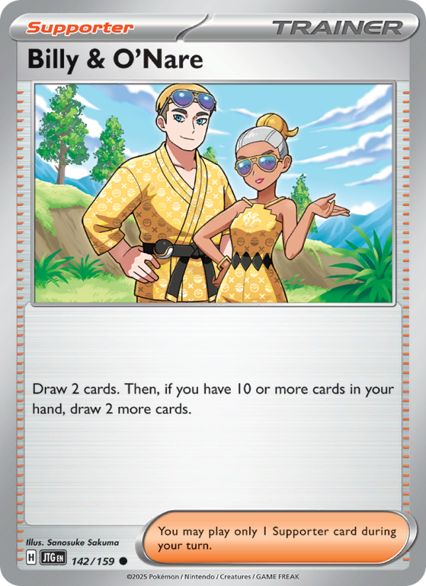 Billy & O'Nare - Pokémon TCG Card