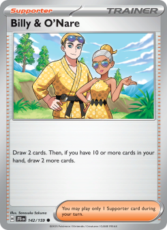 Billy & O'Nare - pokemon TCG Card