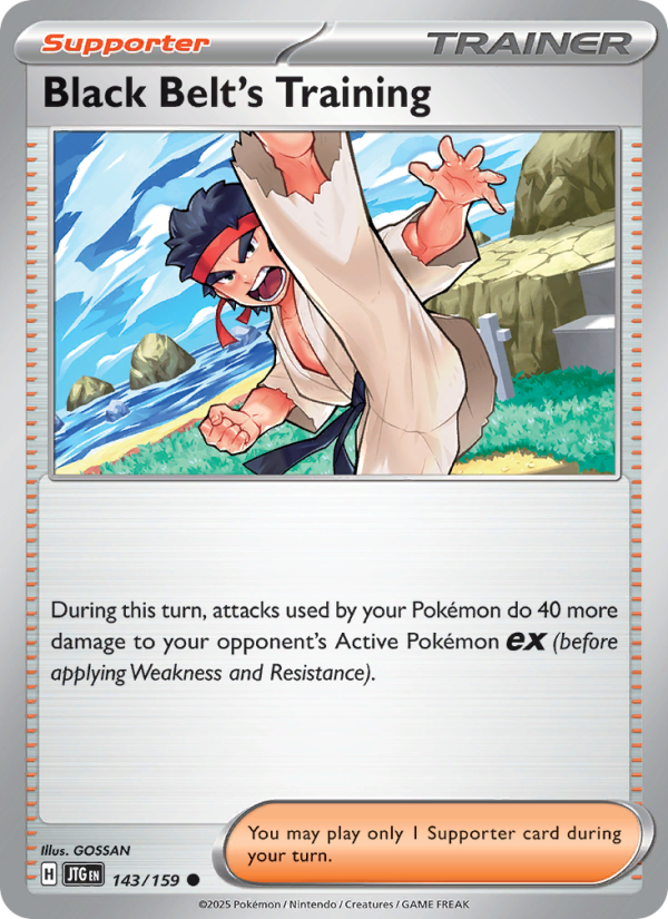 Black Belt's Training - Pokémon TCG Card
