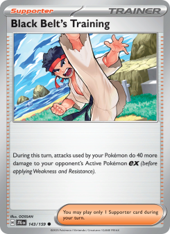 Black Belt's Training - pokemon TCG Card